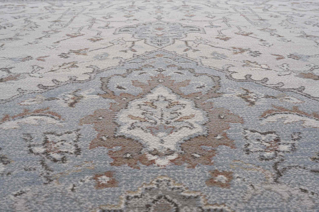 Da Vinci Tabriz Medallion Blue Rug