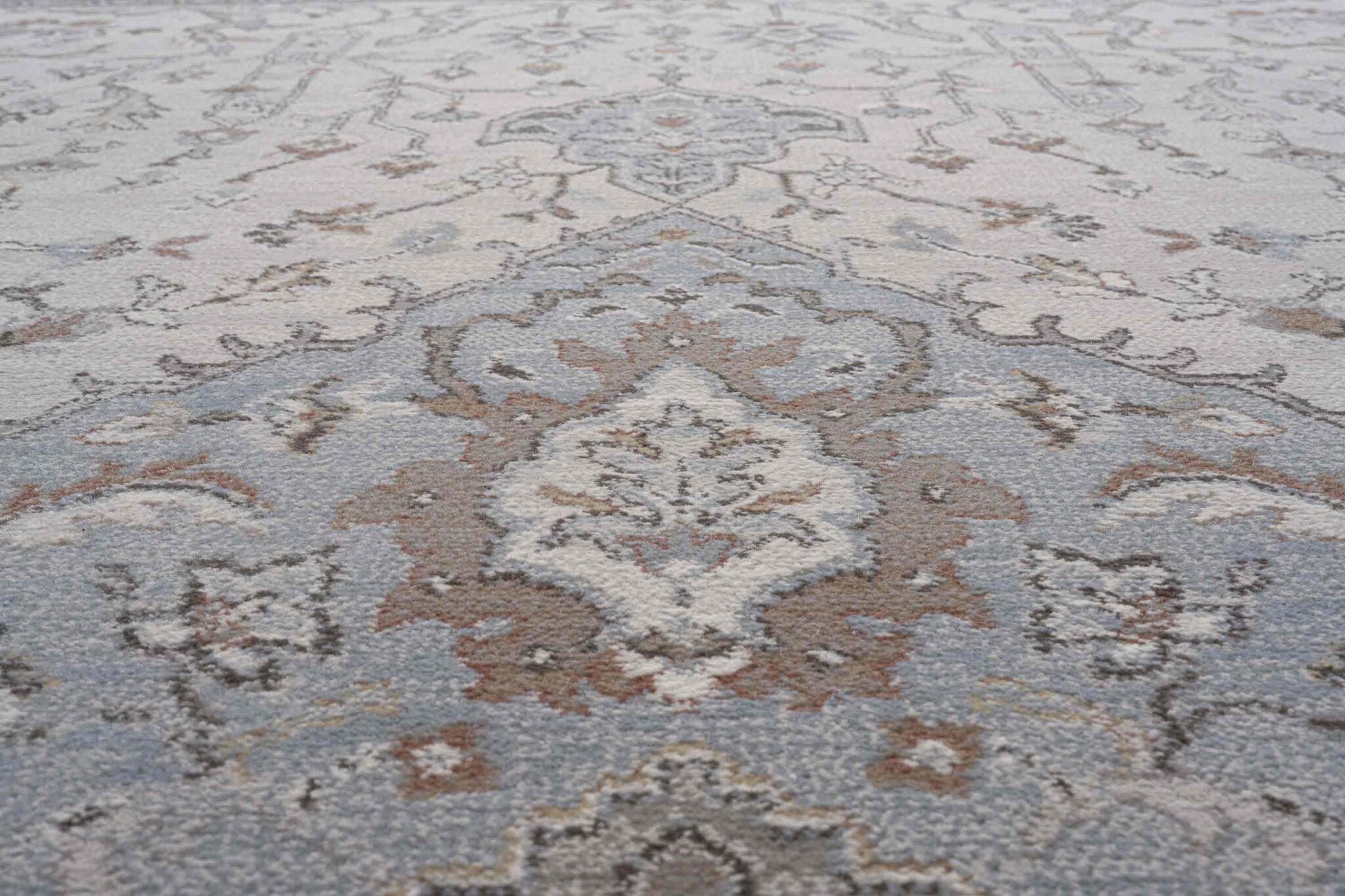 Da Vinci Tabriz Medallion Blue Rug