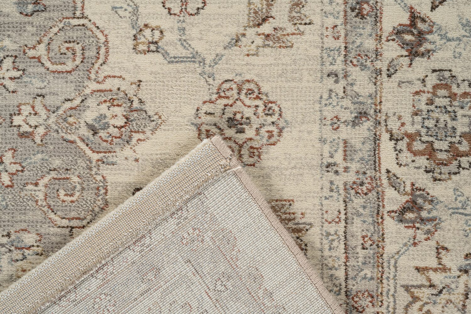Da Vinci Antique Wash Medallion Beige Rug