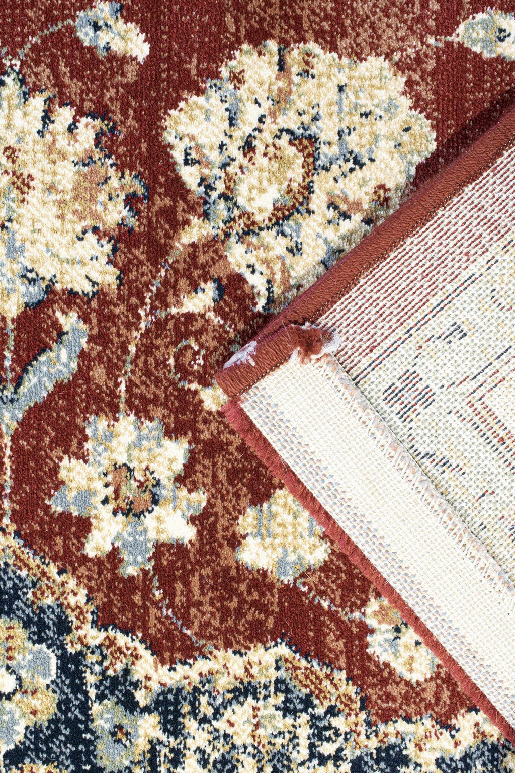 Da Vinci Kerman Medallion Red Rug