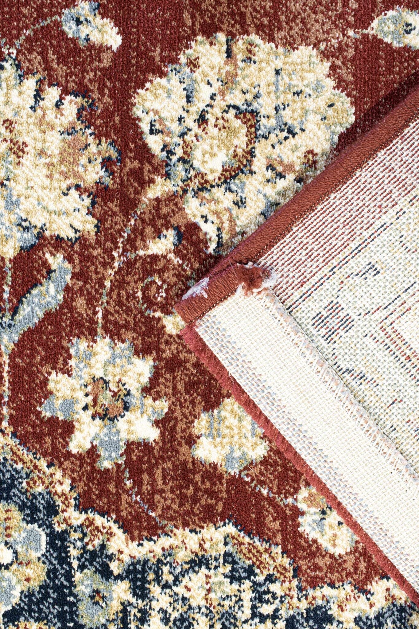 Da Vinci Kerman Medallion Red Rug