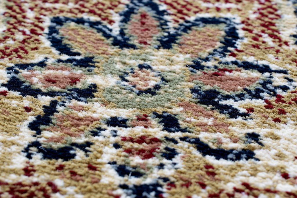 Da Vinci Kerman Medallion Red Rug