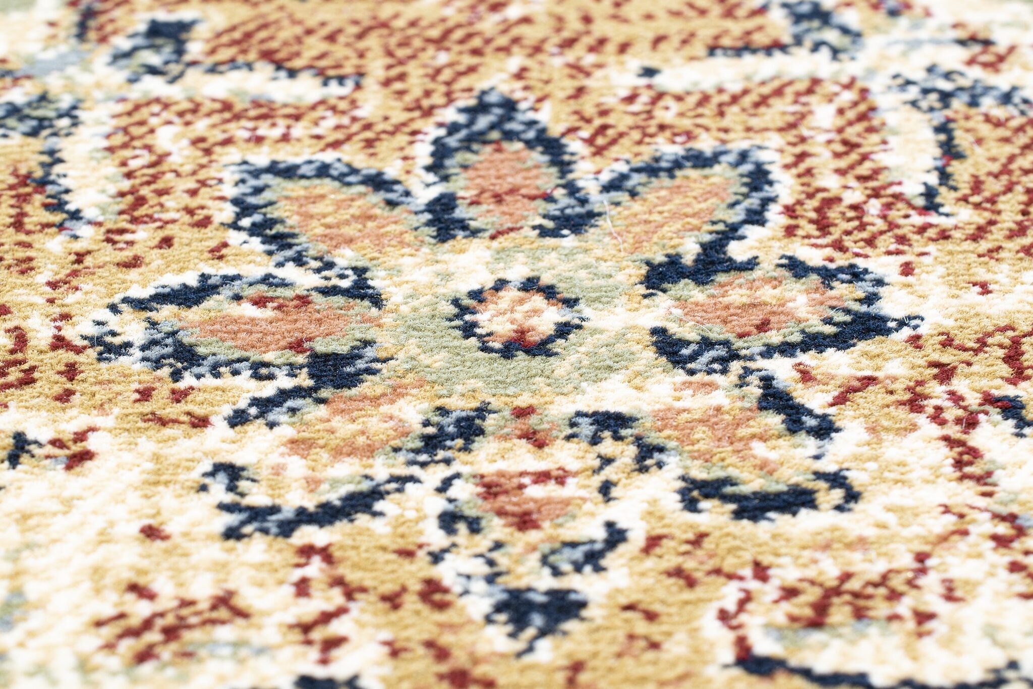 Da Vinci Kerman Medallion Red Rug