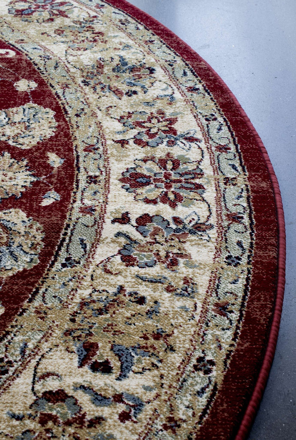 Da Vinci Kerman Medallion Red Rug