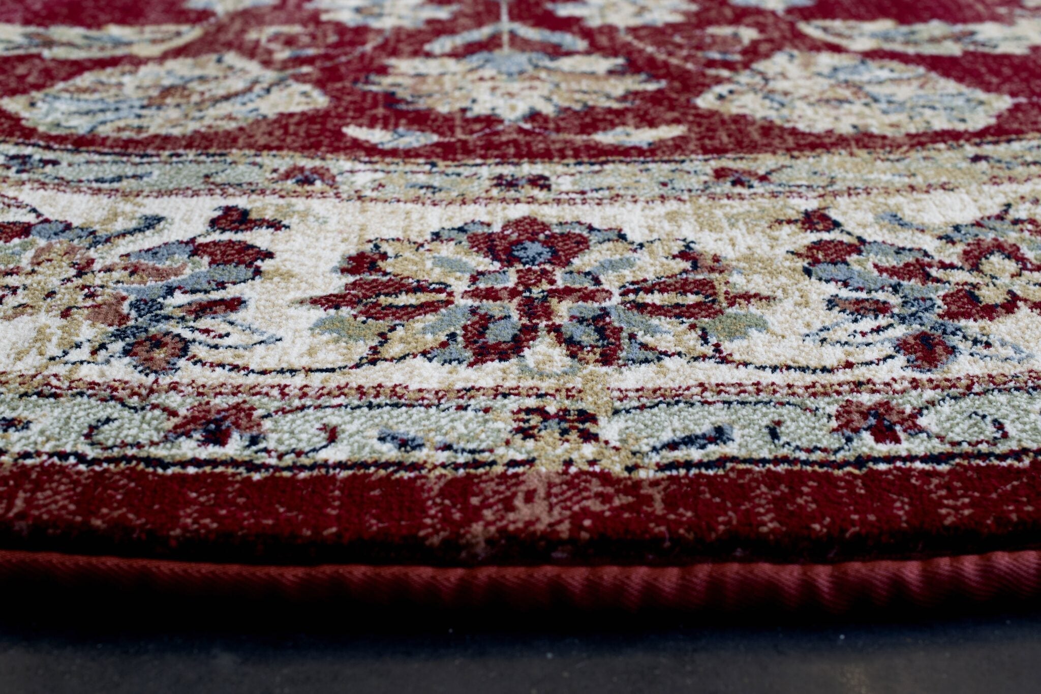 Da Vinci Kerman Medallion Red Rug