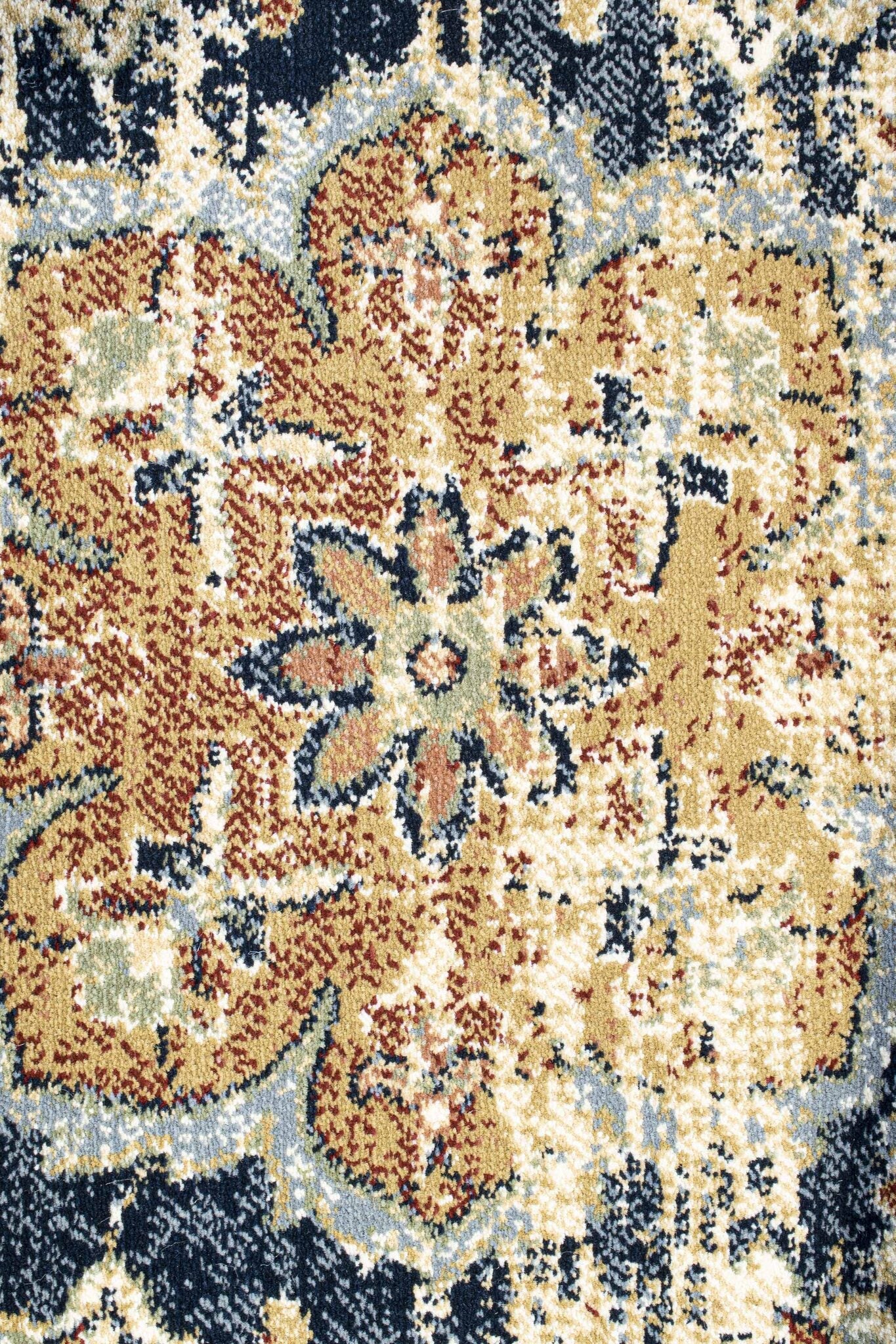 Da Vinci Kerman Medallion Red Rug