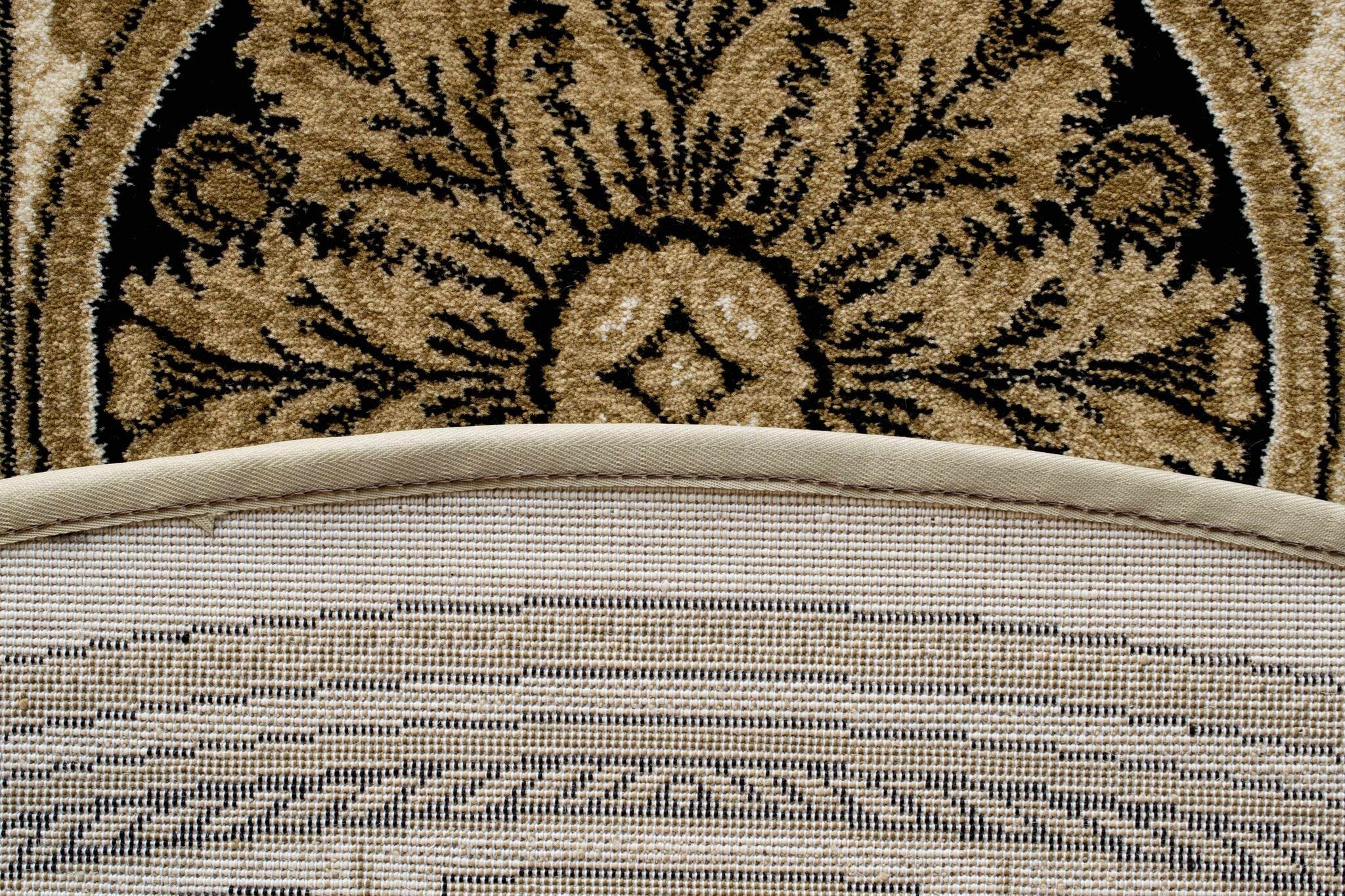 Da Vinci Aubusson Rosette Beige Rug
