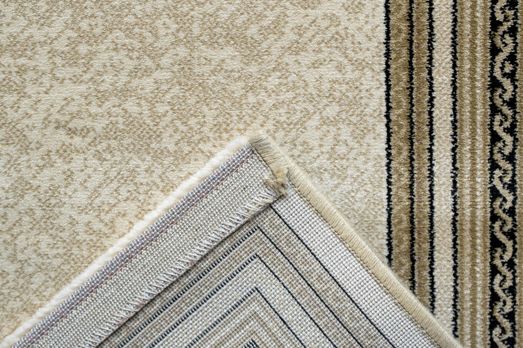 Da Vinci Aubusson Rosette Beige Rug