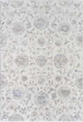 Oslo Faded Bloom Cream Grey Beige Rug