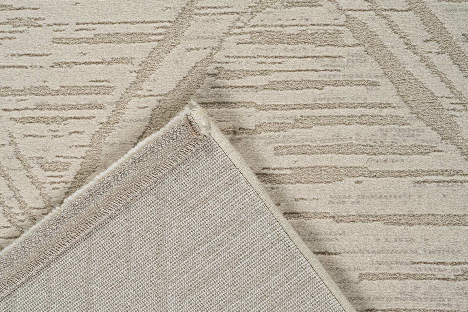 Oslo Diamond Trellis Beige Rug