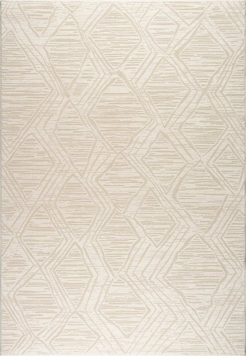 Oslo Diamond Trellis Beige Rug
