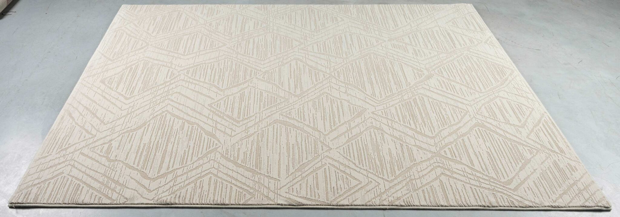 Oslo Diamond Trellis Beige Rug