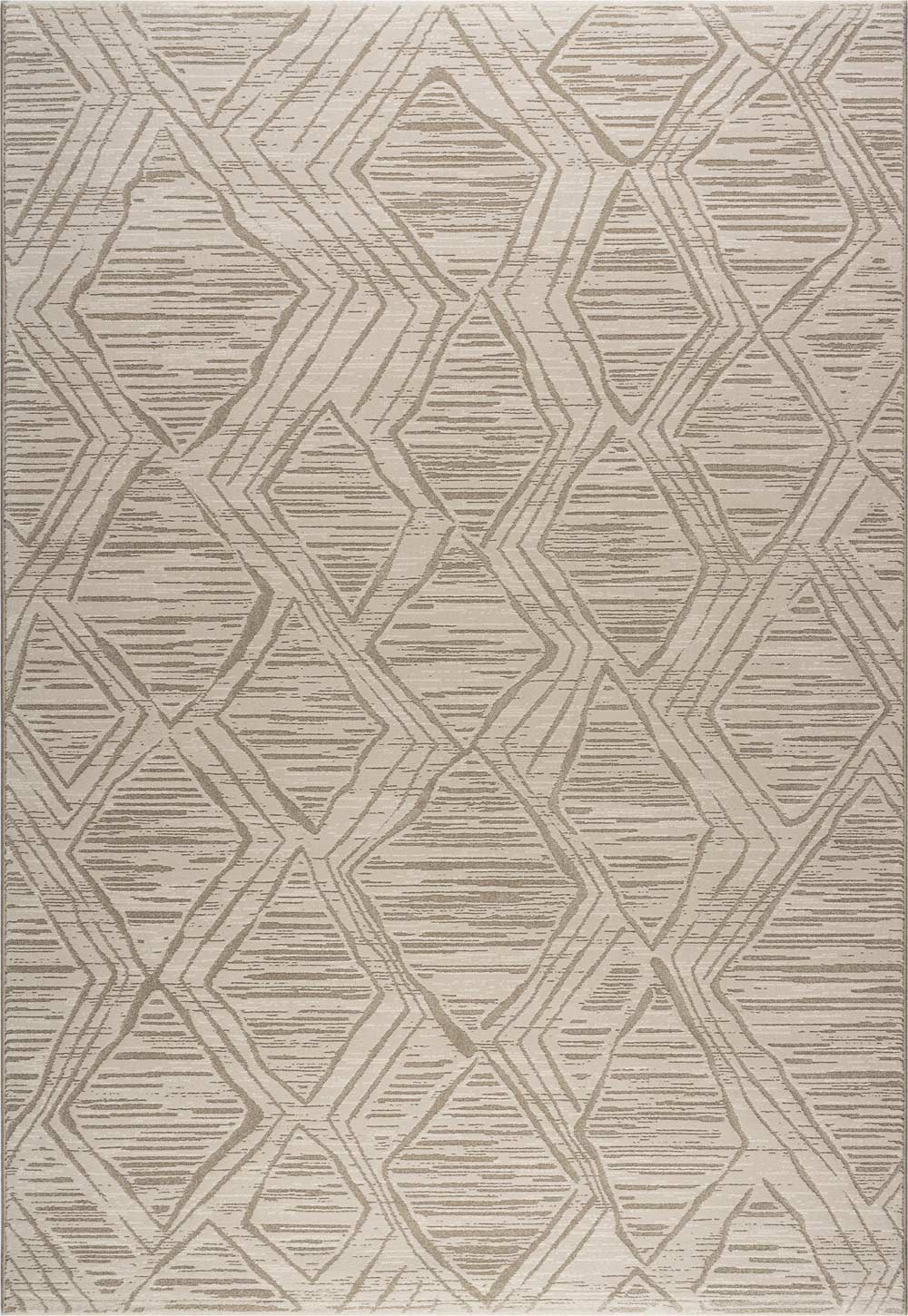 Oslo Diamond Trellis Beige (8565) Rug
