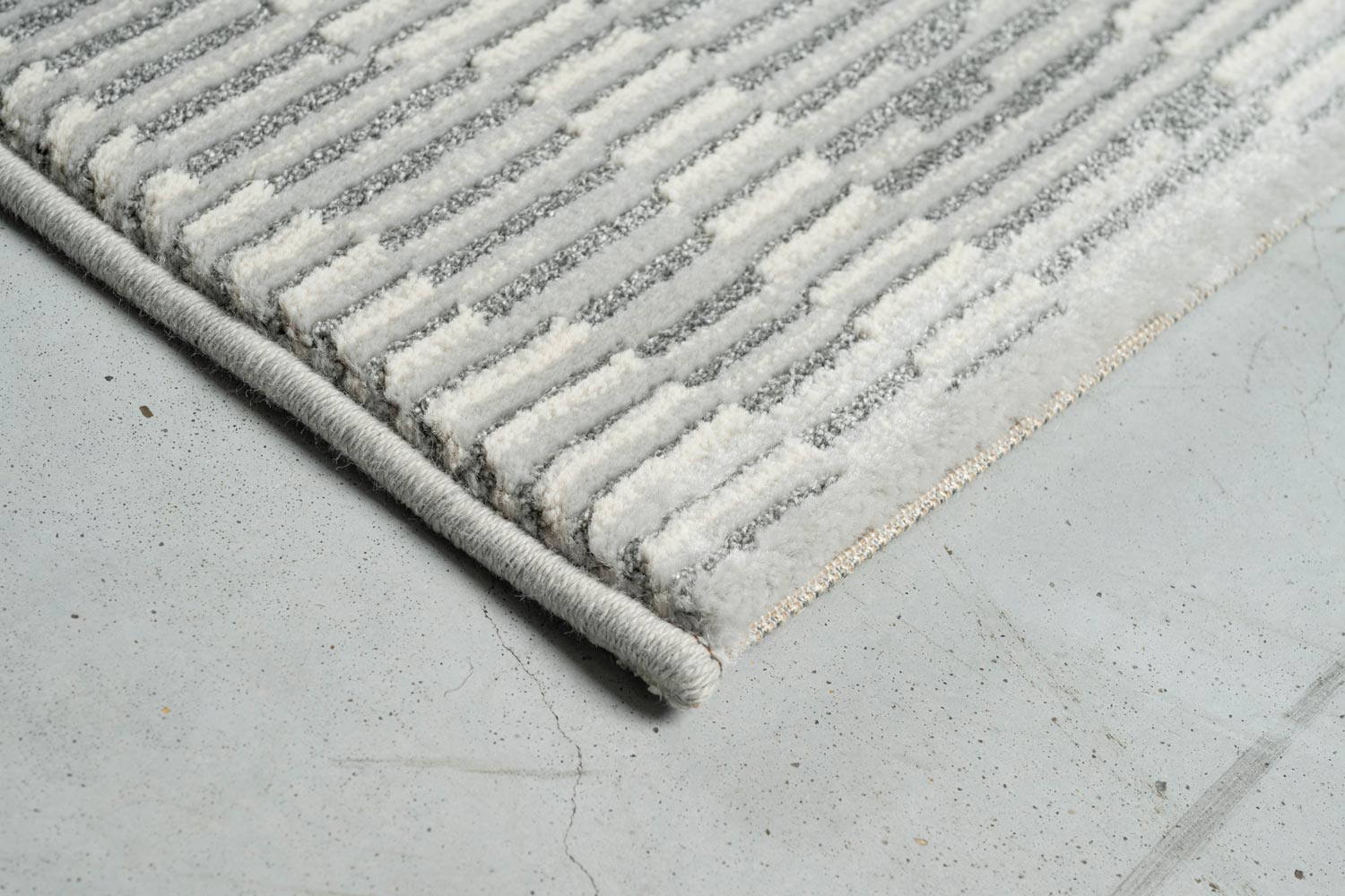 Oslo Birch Abstract Grey Rug