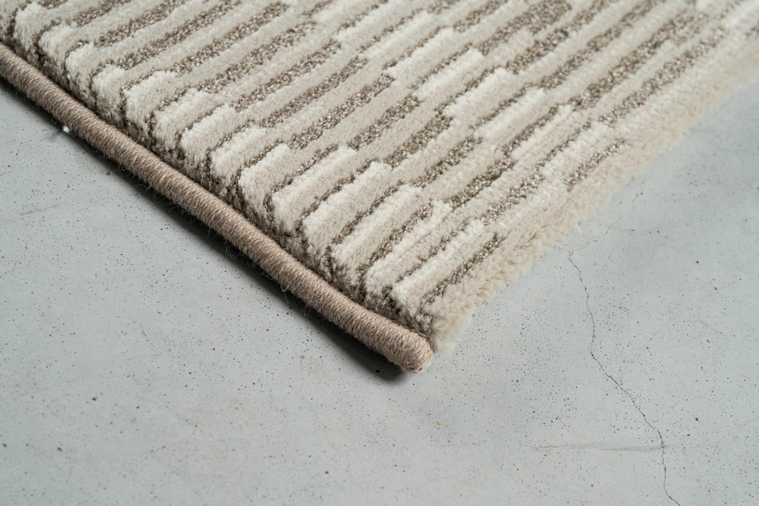 Oslo Birch Abstract Beige Rug
