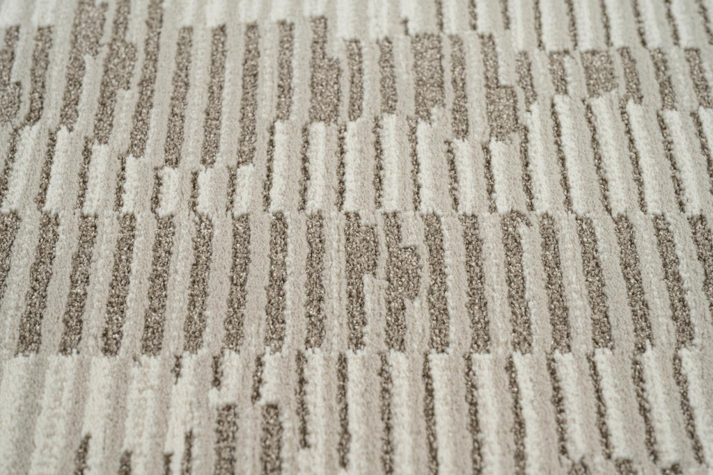 Oslo Birch Abstract Beige Rug