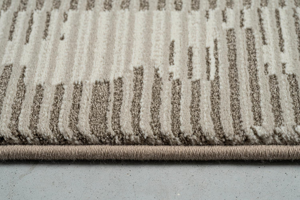 Oslo Birch Abstract Beige Rug