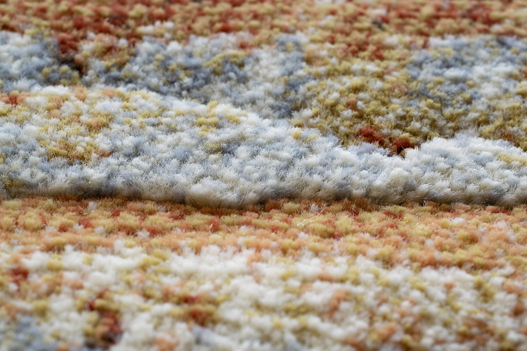 Galleria Bordered Strdata Terracotta Rug
