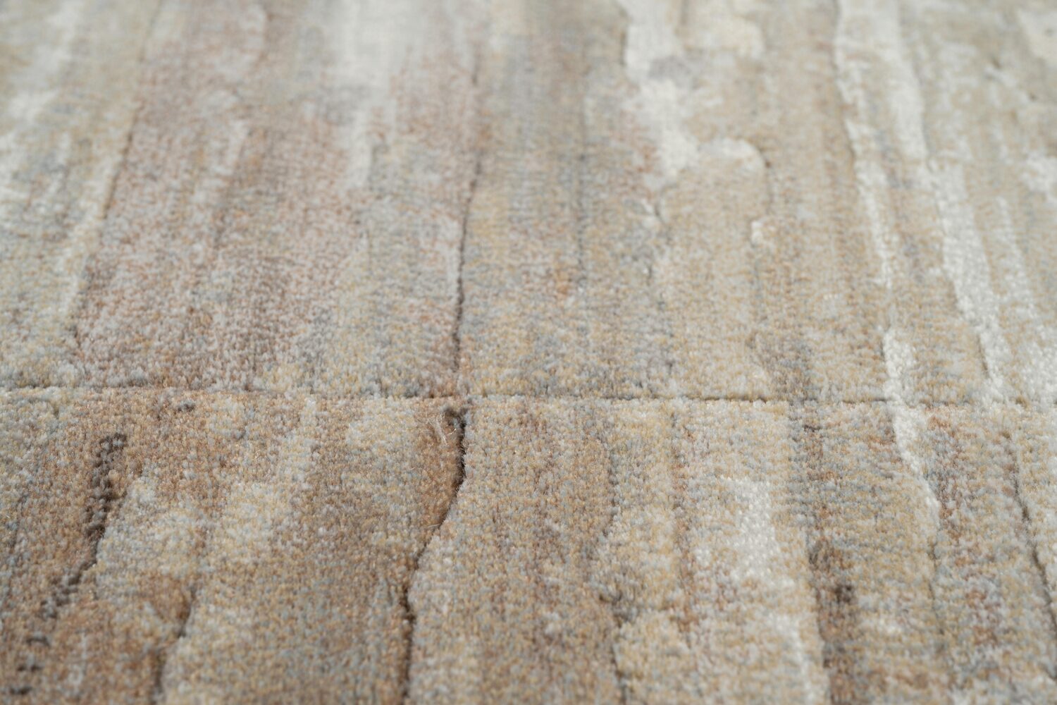 Galleria Bordered Strdata Beige Rug