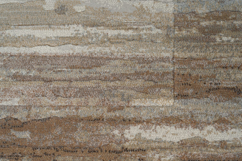 Galleria Bordered Strdata Beige Rug