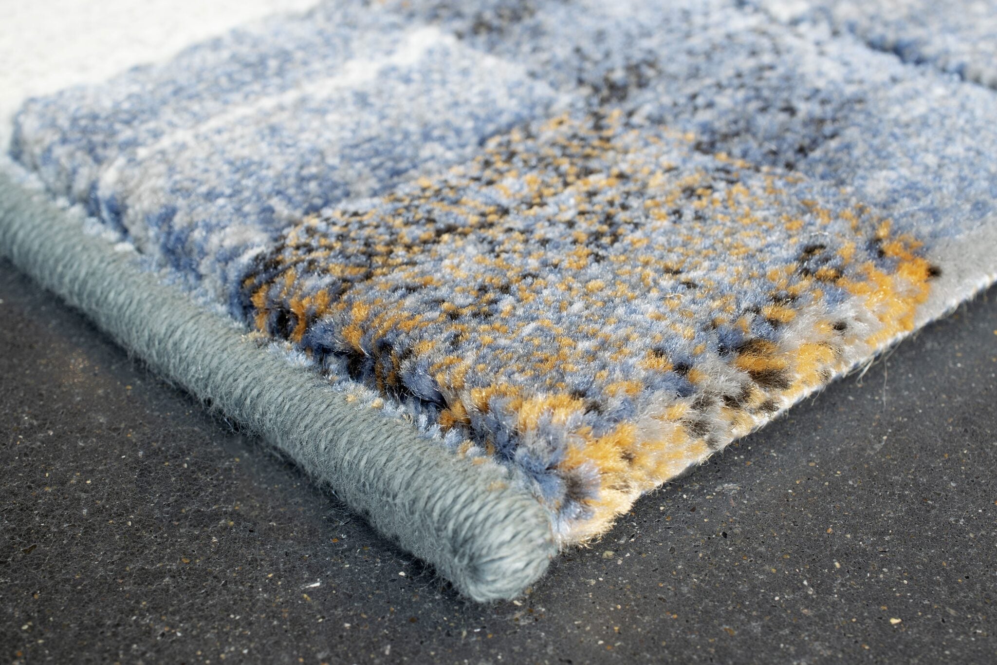 Galleria Mosaic Patch Blue grey Rug