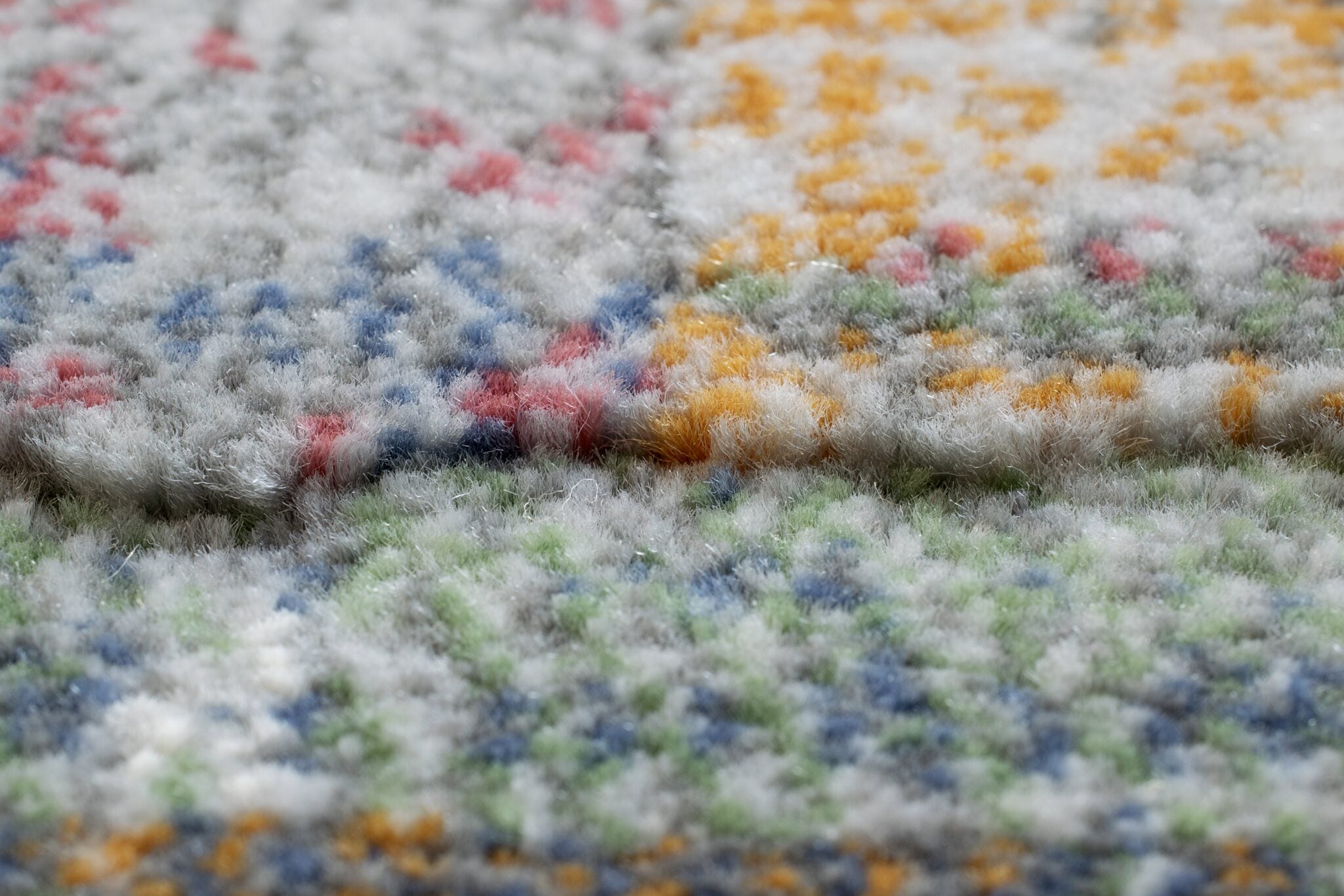 Galleria Mosaic Patch Blue grey Rug