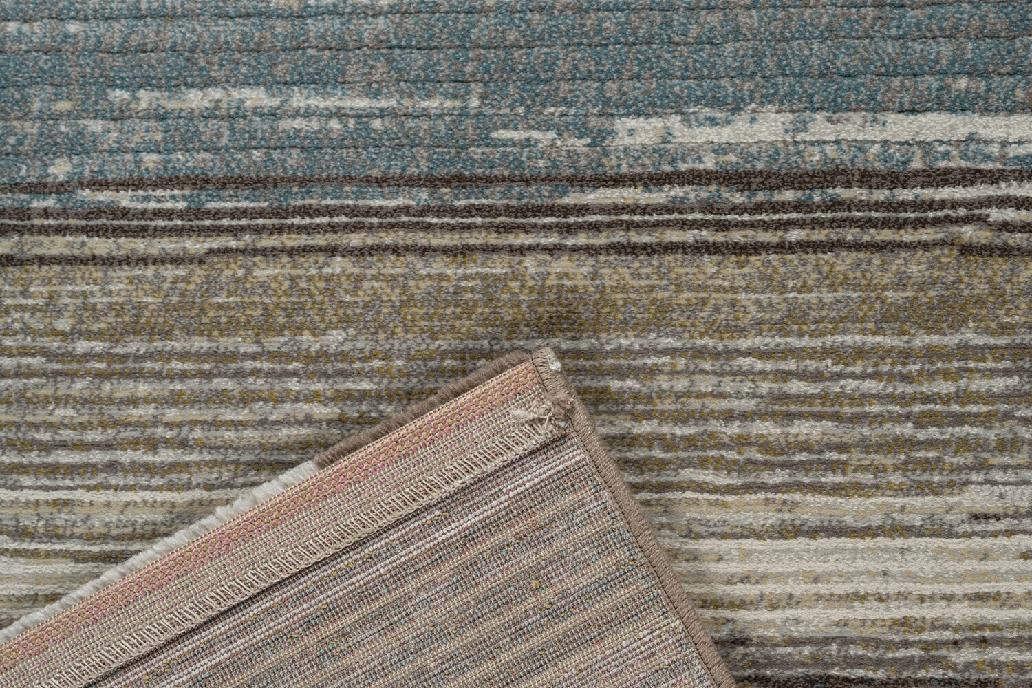 Galleria Horizon Stripe Green Rug
