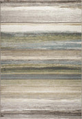Galleria Horizon Stripe Green Rug