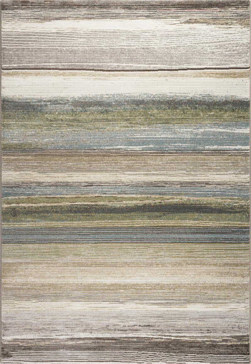 Galleria Horizon Stripe Green Rug