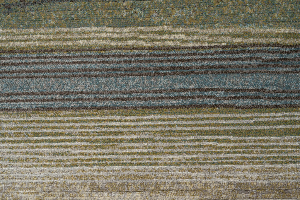 Galleria Horizon Stripe Green Rug
