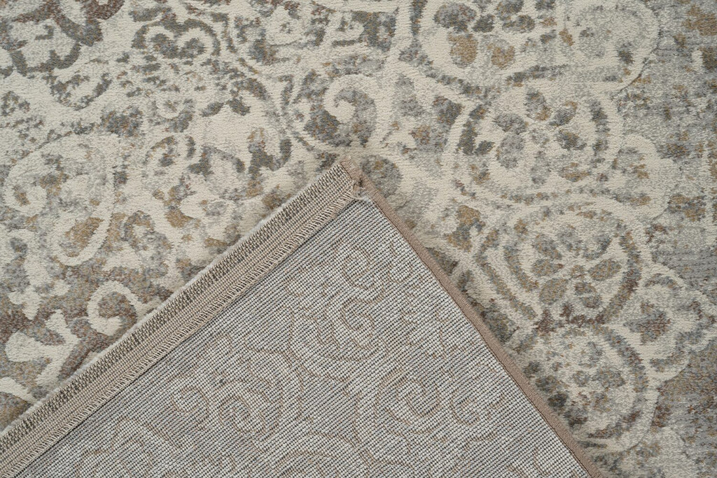 Galleria Faded Medallion Beige Rug