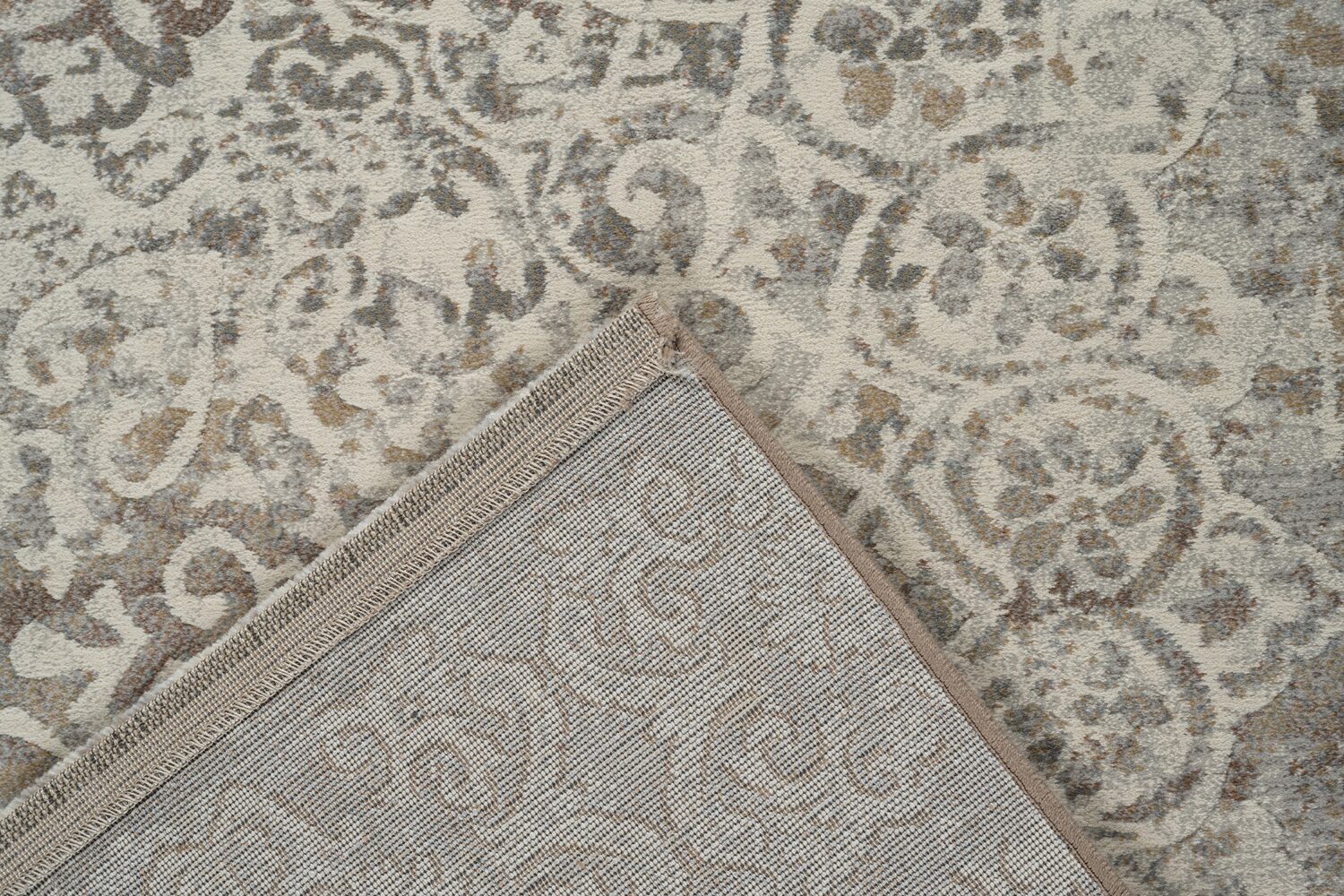 Galleria Faded Medallion Beige Rug