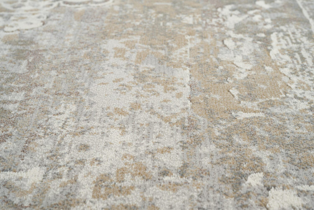 Galleria Faded Medallion Beige Rug