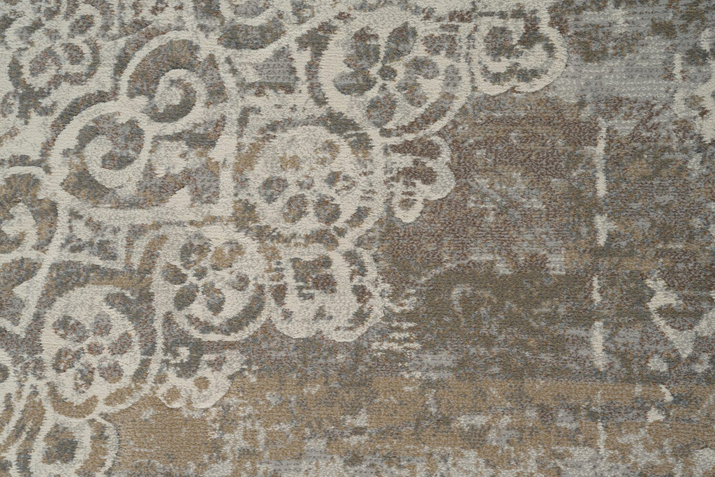 Galleria Faded Medallion Beige Rug