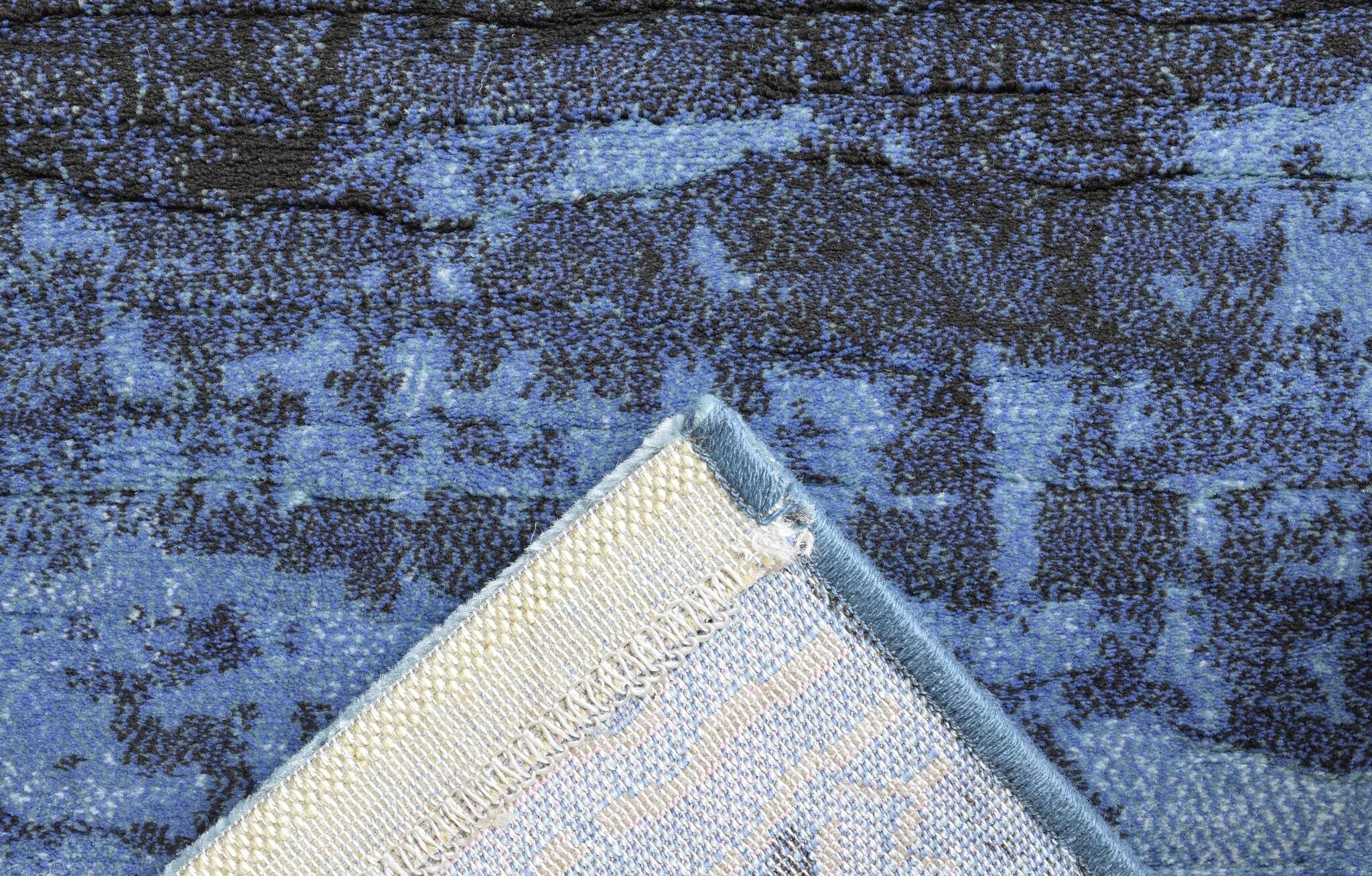 Galleria Weathered Stripe Blue Rug