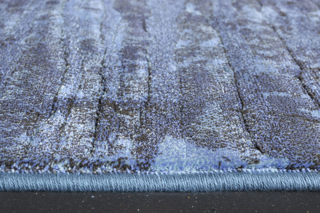 Galleria Weathered Stripe Blue Rug
