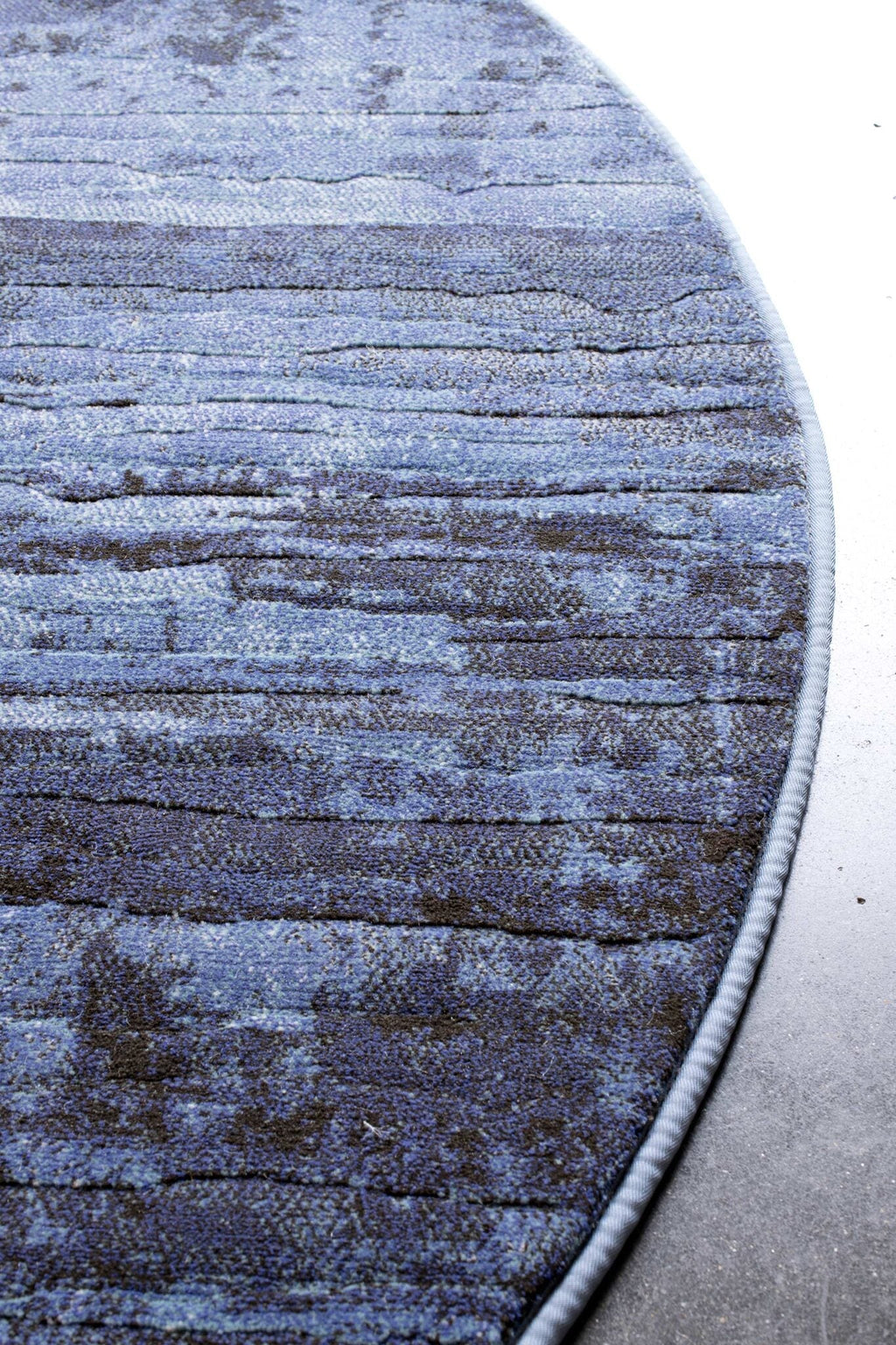 Galleria Weathered Stripe Blue Rug