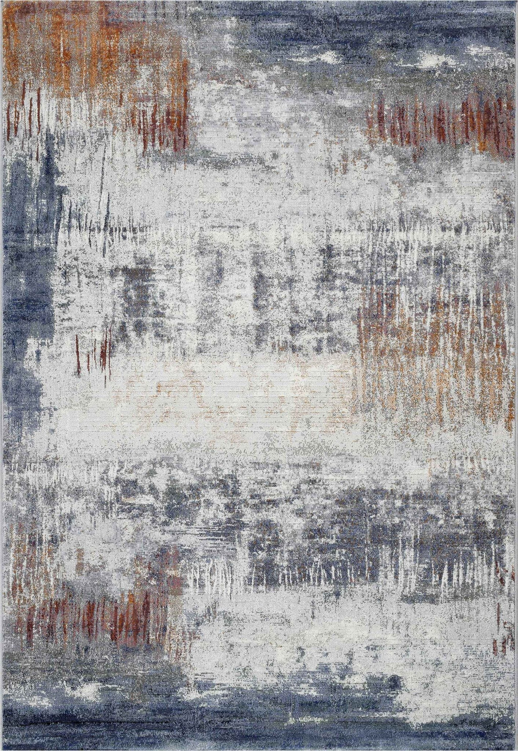 Galleria Storm Abstract Blue Rug