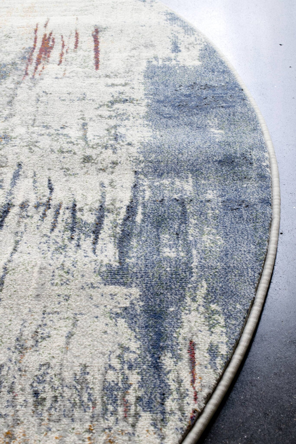 Galleria Storm Abstract Blue Rug