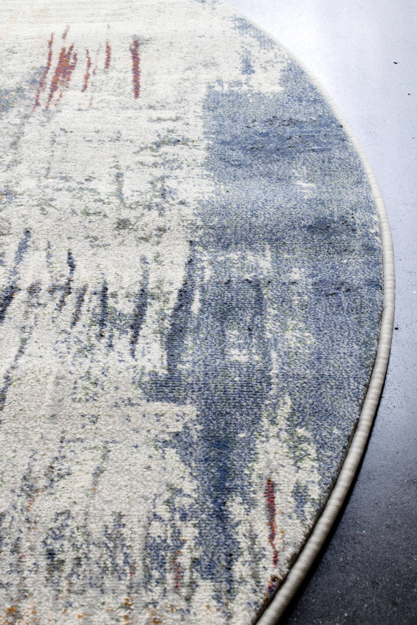 Galleria Storm Abstract Blue Rug