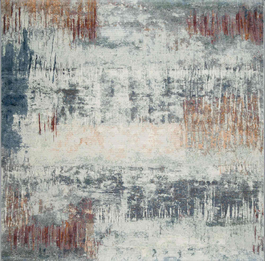 Galleria Storm Abstract Blue Rug