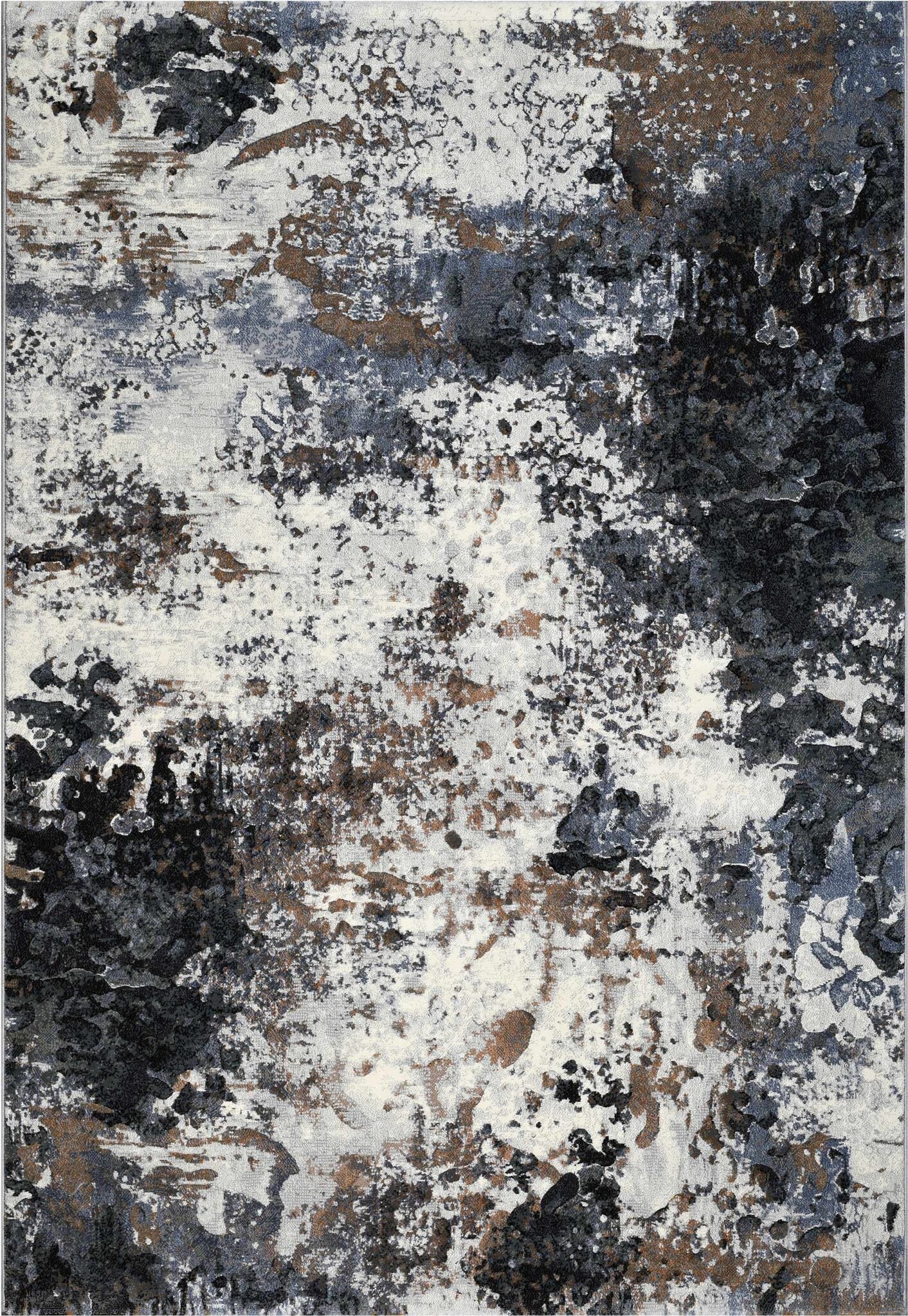 Galleria Eroded Stone Grey Rug
