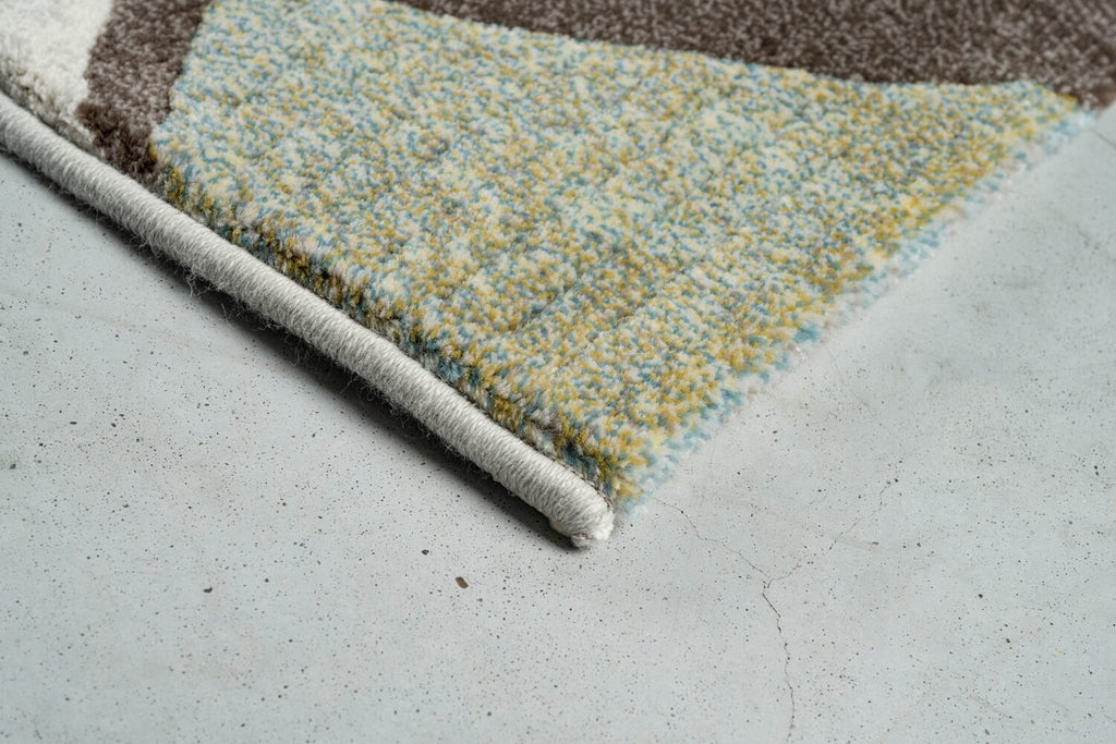 Galleria Mid Century Mosaic Green Rug