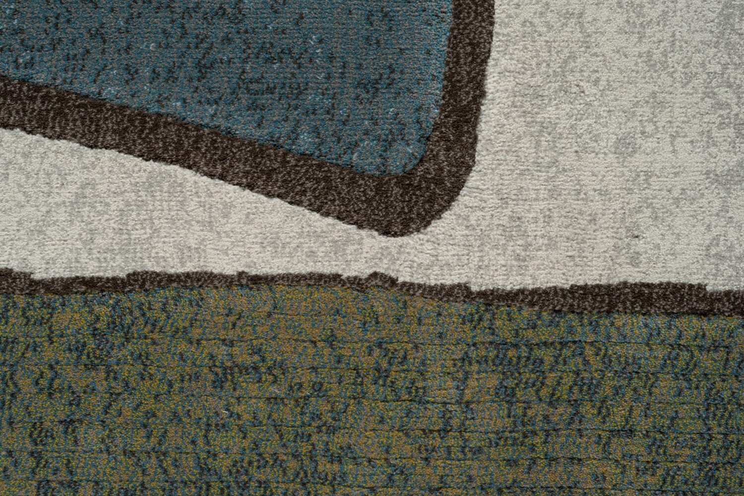 Galleria Mid Century Mosaic Green Rug