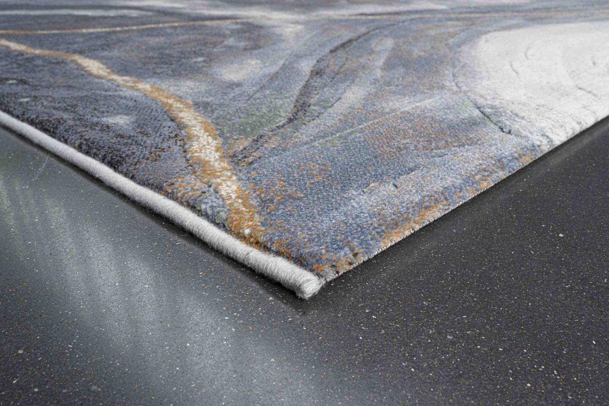 Galleria Liquid Marble Slate Rug