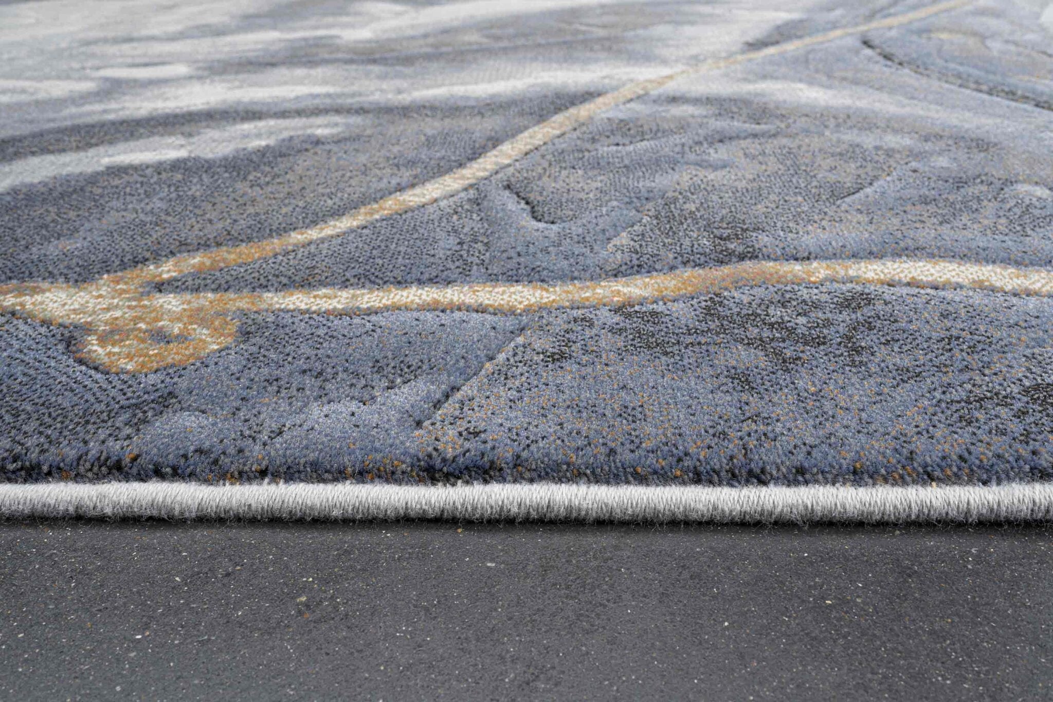 Galleria Liquid Marble Slate Rug