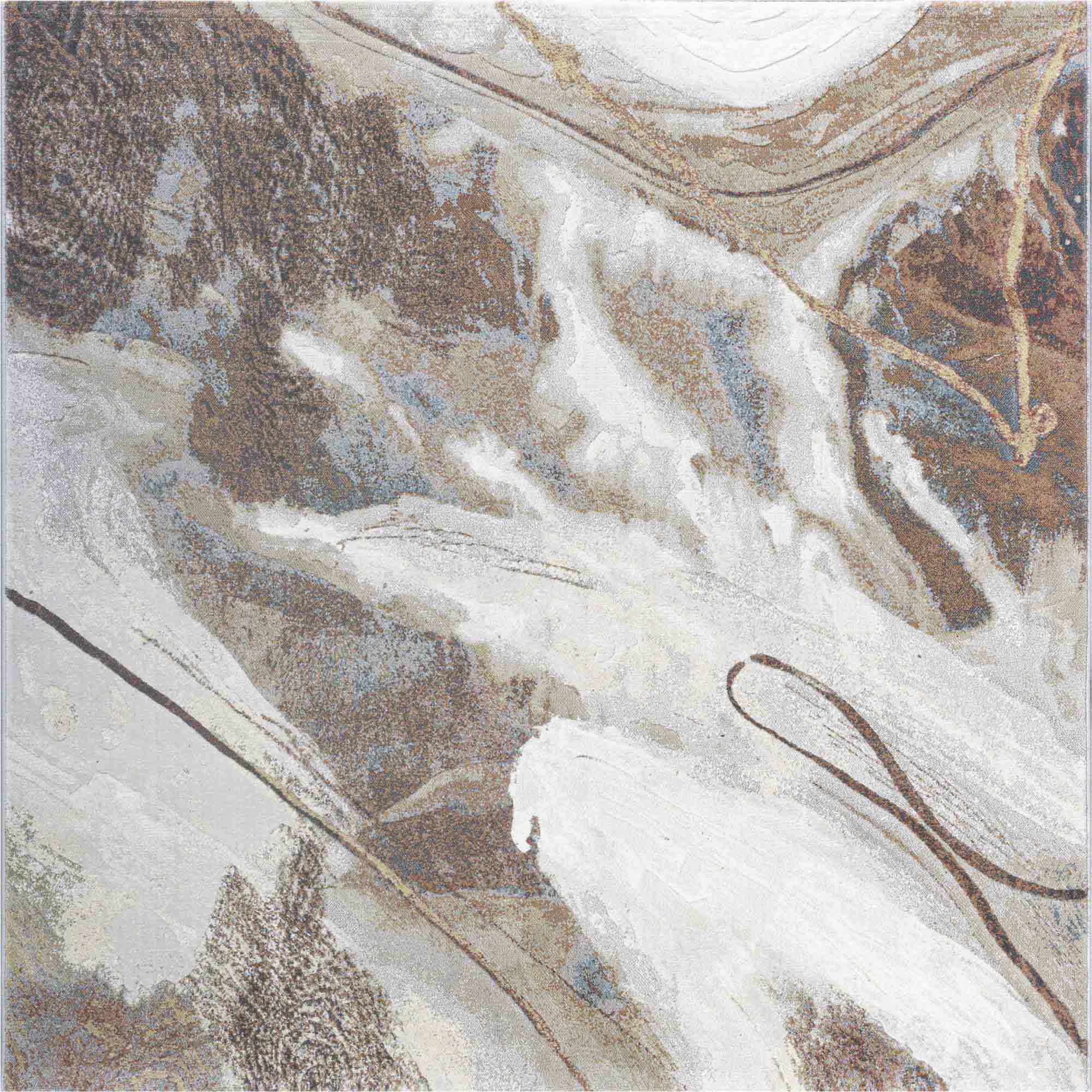 Galleria Liquid Marble Rust Rug