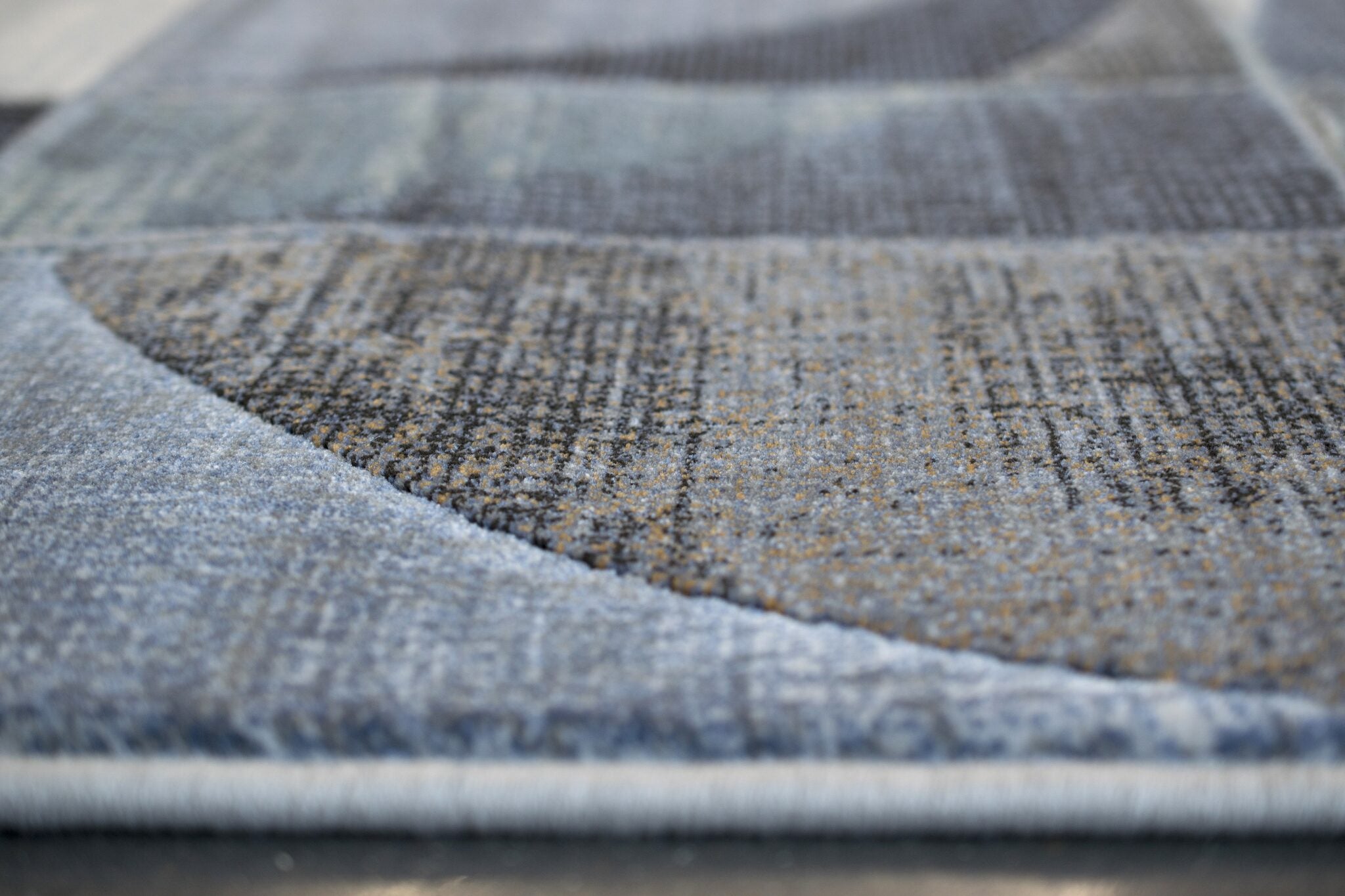 Galleria Arc Geometric Blue Rug