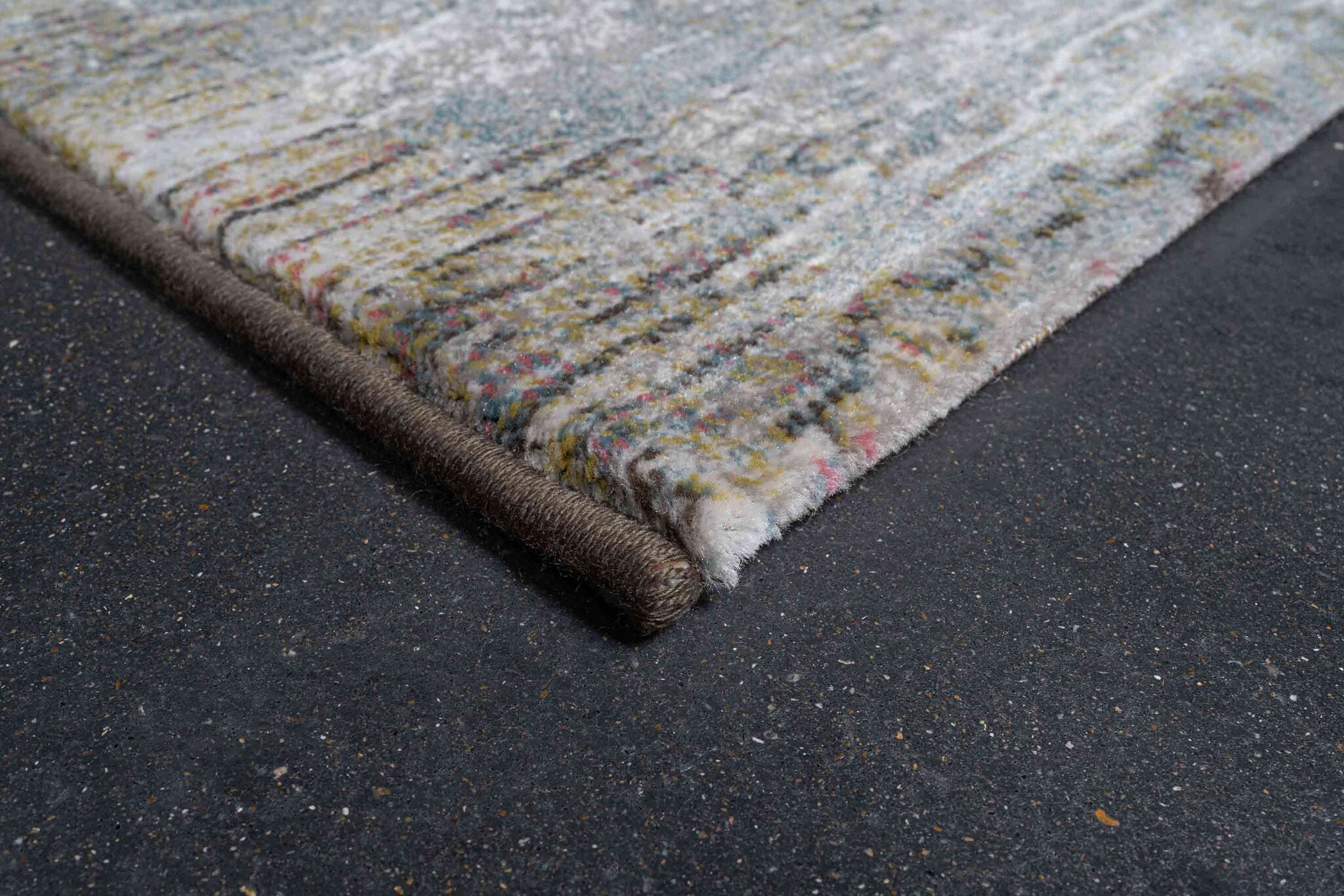 Galleria Distressed Canvas Blue Rug