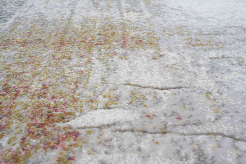 Galleria Distressed Canvas Blue Rug